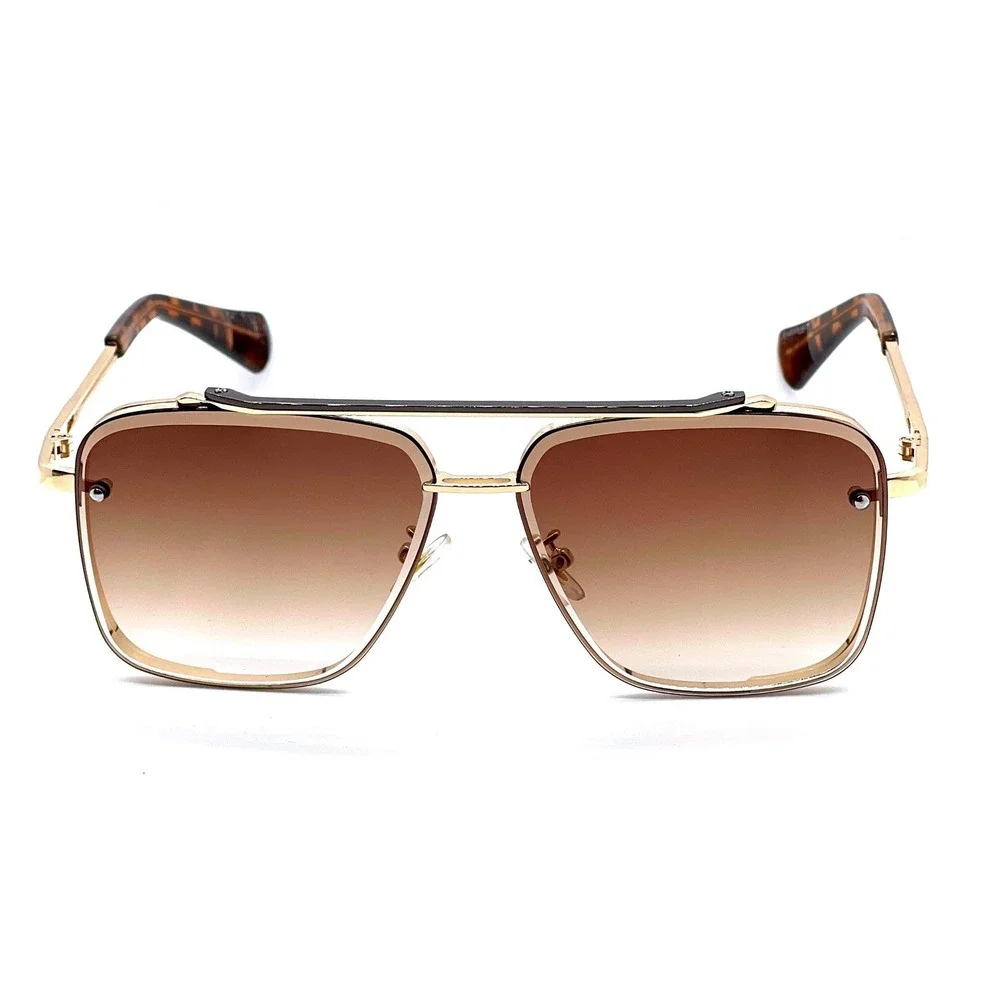 Aviator Sunglasses for Men Women HD UV400 Lens Metal Frame Elegant Luxury Lentes